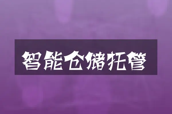 智能仓储托管