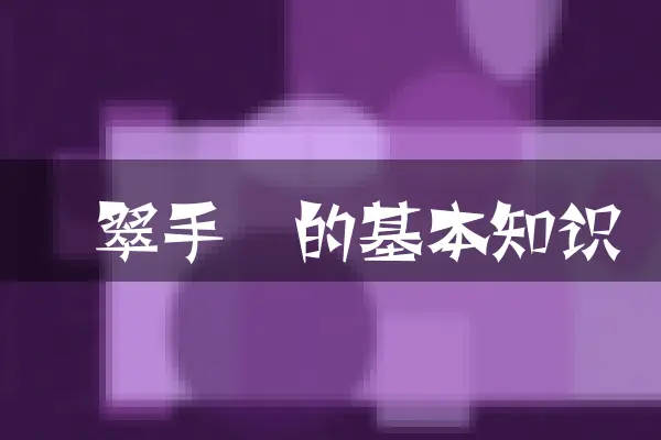 翡翠手镯的基本知识